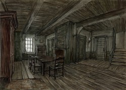 Эскизы Андрея Понкратова | Гостиная в Доме на холме