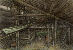 Эскизы Андрея Понкратова | Сарай у Дома на холме