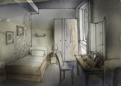 Design by Andrey Ponkratov | Elena's bedroom
